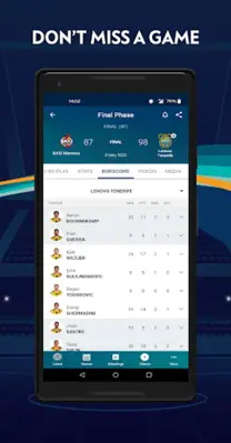 Basketball Champions League android App screenshot 2